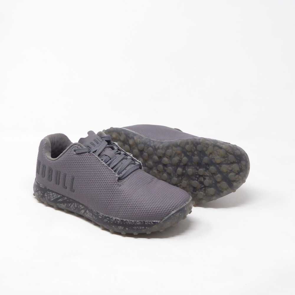 NOBULL Womens SF Turf Training Shoes Sneakers Grey SuperFabric Low Top 6.5
